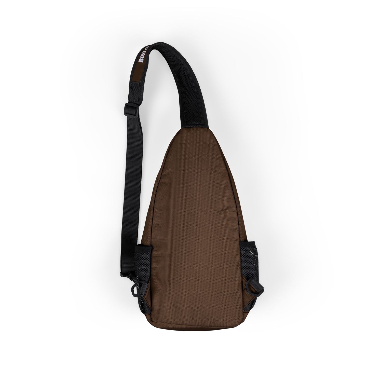 Stylish Crossbody - Firm Nylon Bag - Brown