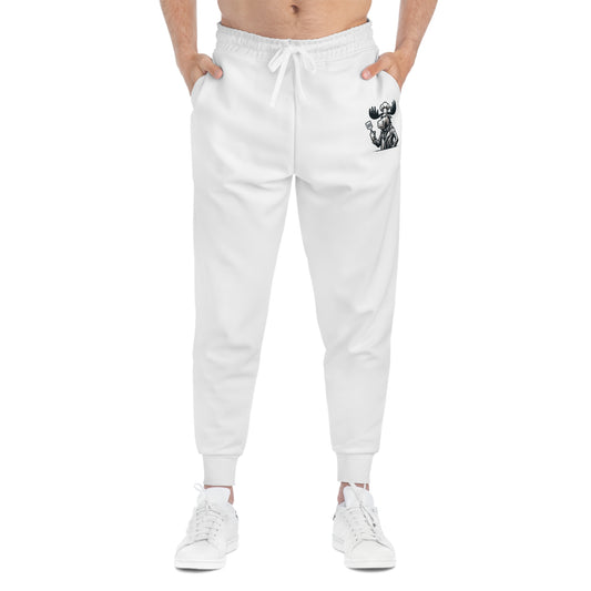 Athletic Joggers, White