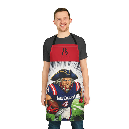New England Patriot Colonial Football Player Apron