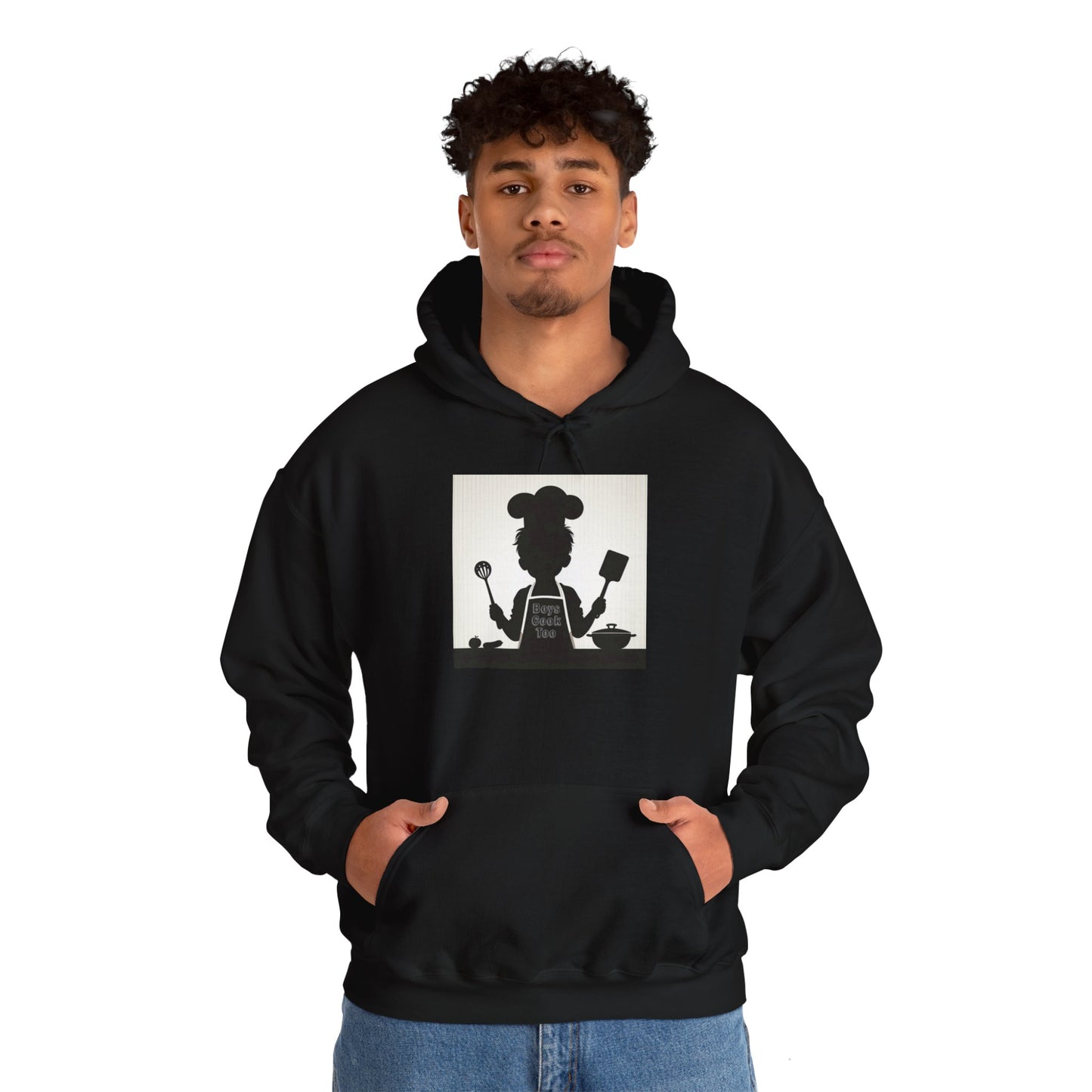 Chef Silhouette Hooded Sweatshirts - Top Pick in Select Colors