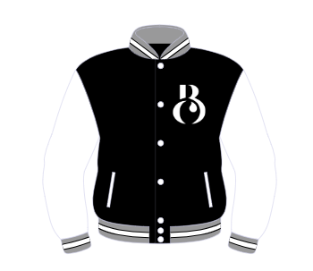 VARSITY JACKET - Black & White